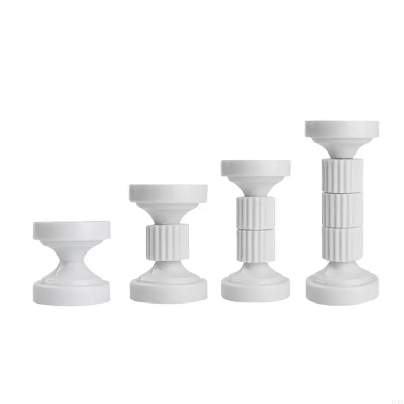 4Pcs Furniture Anti Shake Fixer Adjustable Height Headboard Stabilizers