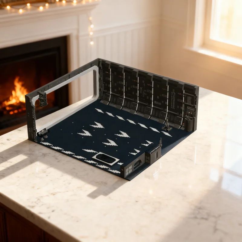 

6687 деталей MOC Док-станция 327: Модель звездной битвы, конструктор, рождественский подарок, игрушка, креативная идея для самостоятельной сборки, для детей