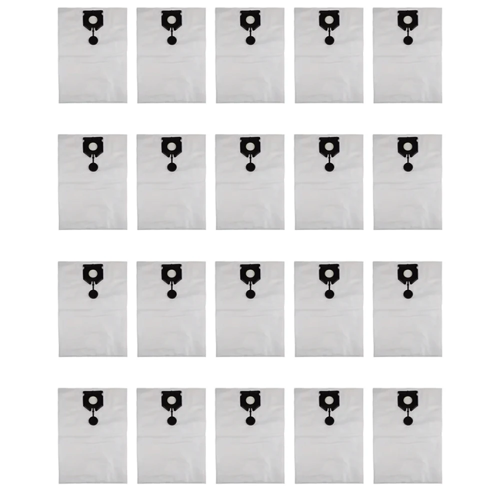 Bolsa de polvo no tejida de repuesto para aspiradora seca/húmedo de mano, bolsa antibacteriana gruesa para NT30/1APL/NT40 130L, 65x42cm, 20 piezas