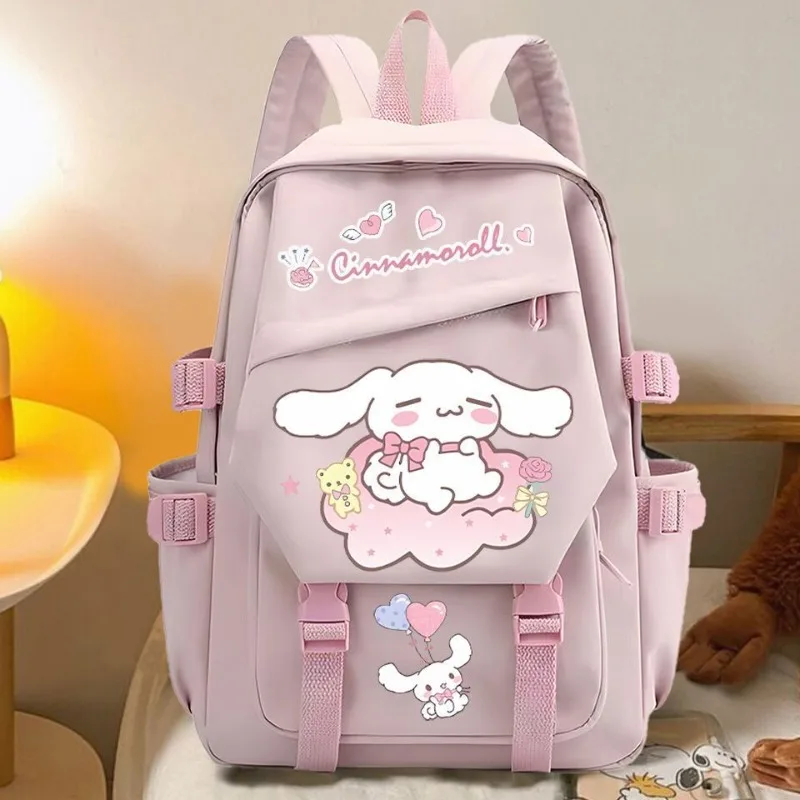 Sanrio Cinnamoroll Babycinnamoroll Schoolbag Large Capacity Good-Looking Mochilas Aestethic Student Backpack Cute Boys and Girls