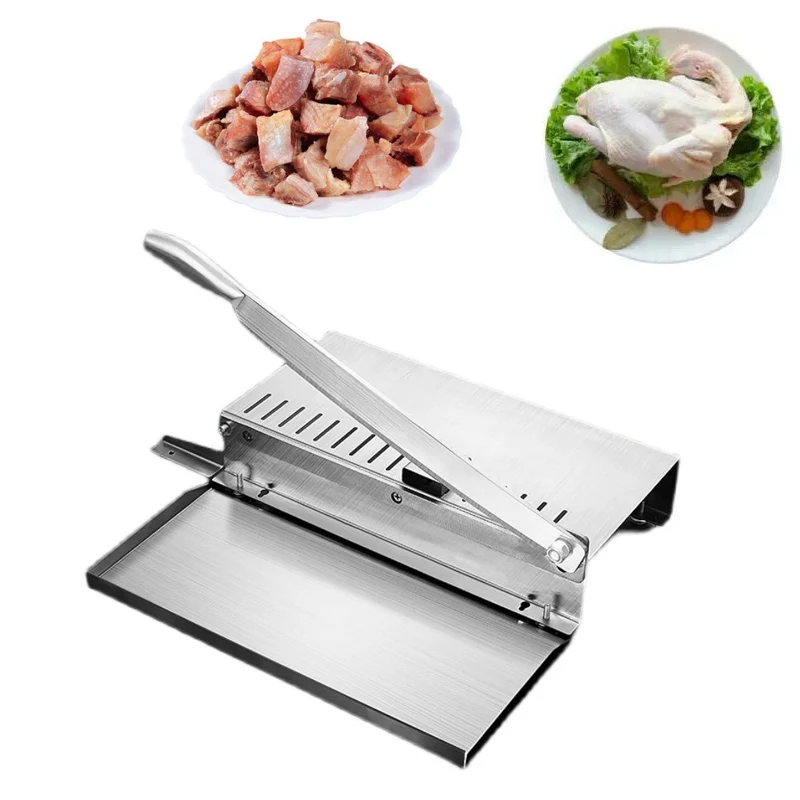 

Household Bone Chopper Manual Slicer Chicken Meat Dicer Bone Cutting Machine Commercial Manual