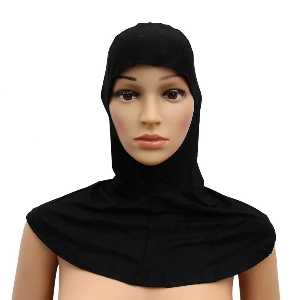 

2 Pcs Hat Turban Hijab Silk Undercap for Stretchy Full Neck Women Undercaps Muslim