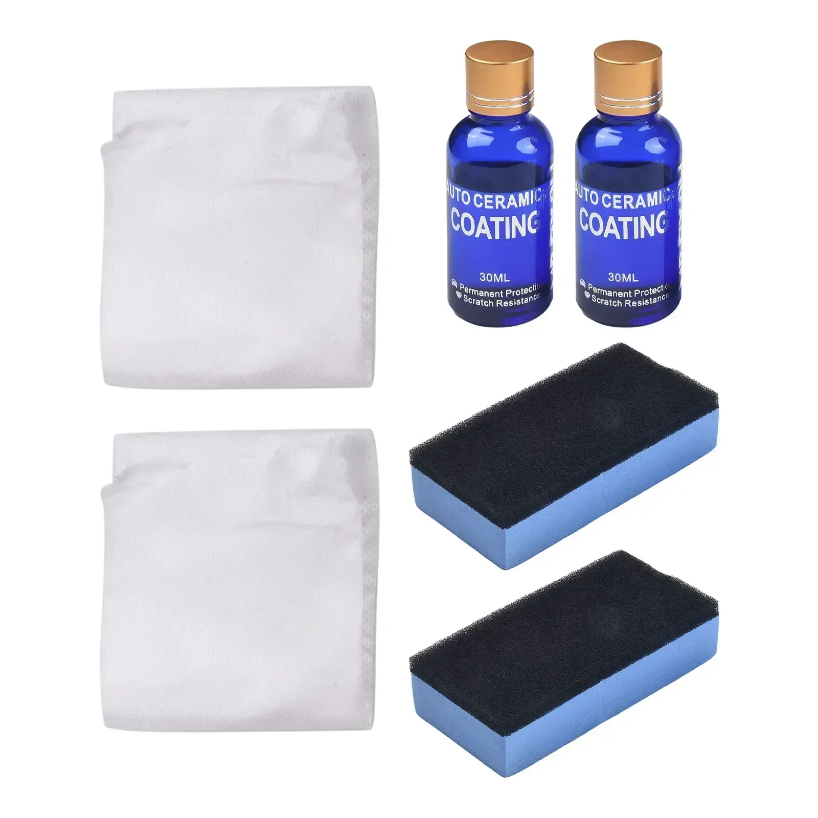 2PCS 9H Car Liquid Ceramic Coat Super Hydrophobic Glass Coating Set Polys Iloxane And Materials Ceramics For Cars