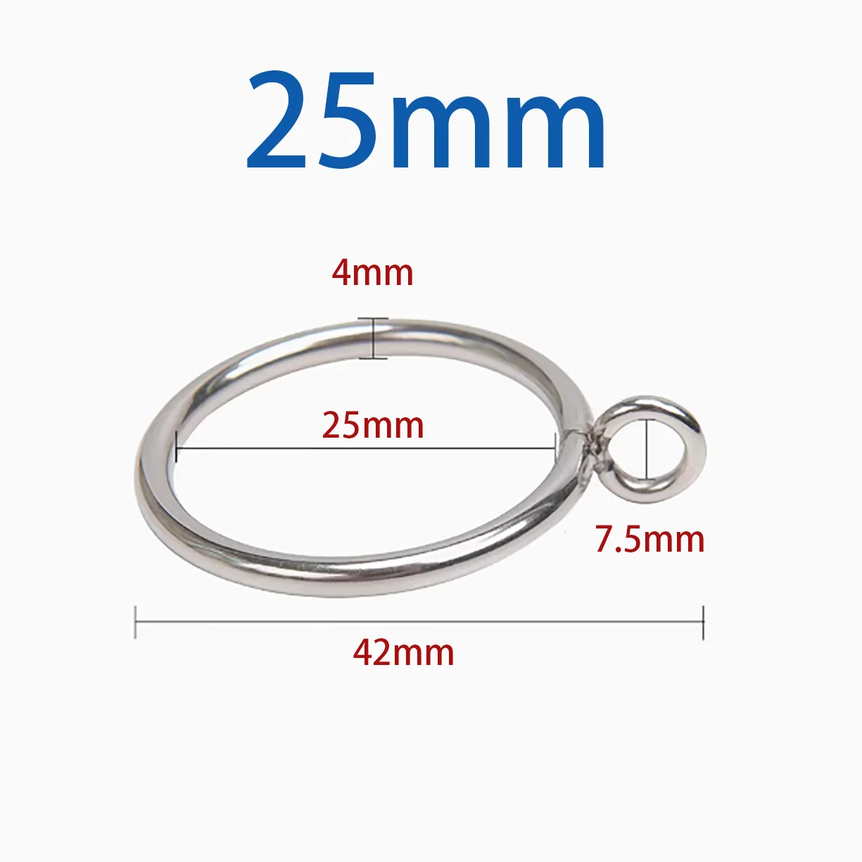 Anneau de Rideau de Douche en Acier Inoxydable 304, Accessoire D.lique