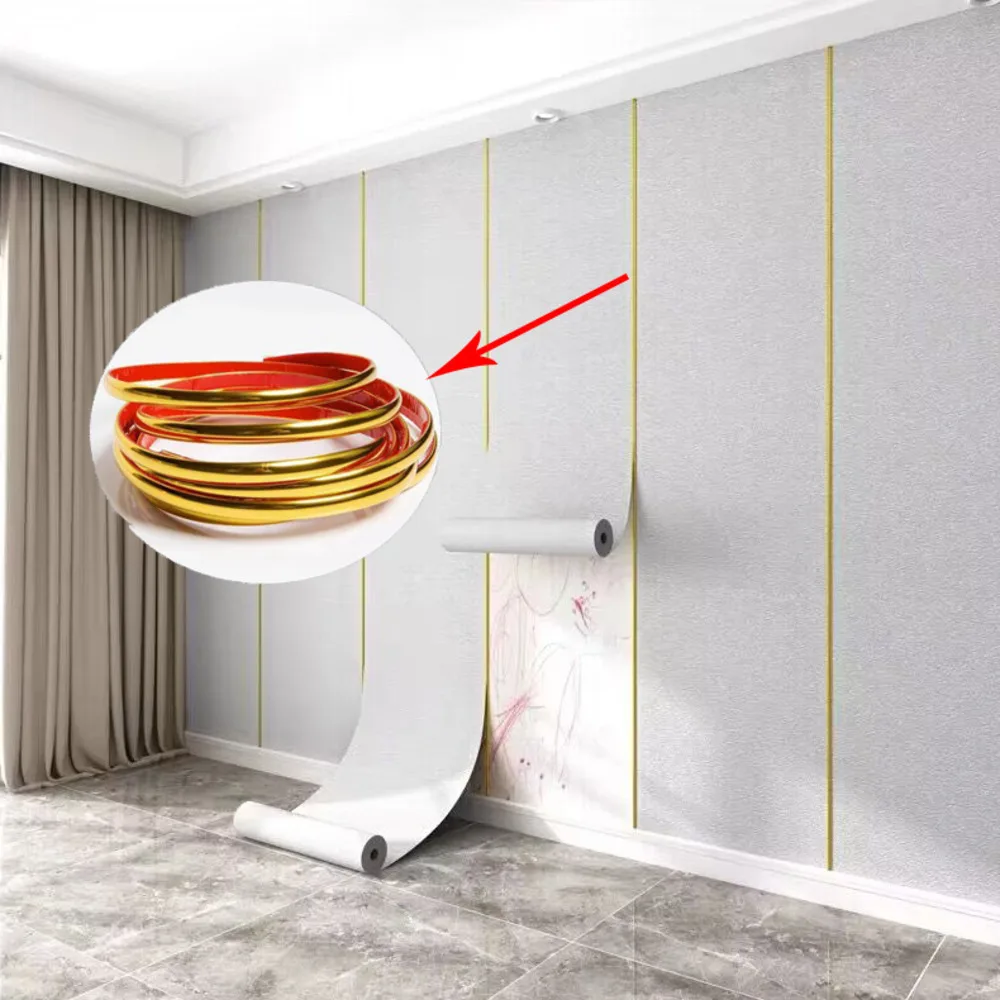 Wall Sticker Self-Adhesive Waterproof Seam Strip Line Wall Sticker For Home Decor