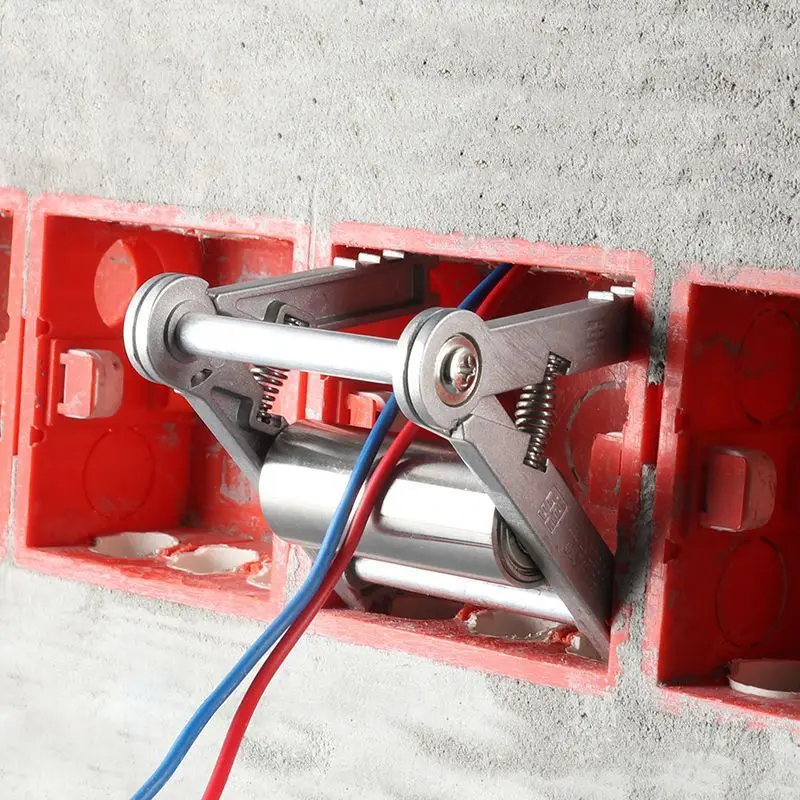 Universal Wire Quick Threading Device Aid Tool Pulley Cable Puller Electrician Adjustable Fast Wire Threading Auxiliary Tools