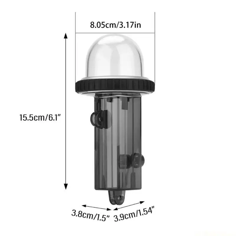 E56B Waterproof Case Diving Housing Case for Pocket 3 Action Camera 40Meters/131ft view 6