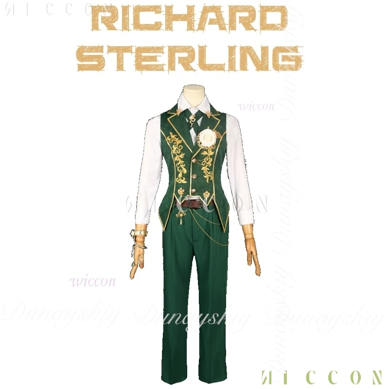 Identity V Game Richard Sterling Косплей со скидкой Art Merchants, полный комплект одежды The Knight One Of Survivors Косплей Костюм