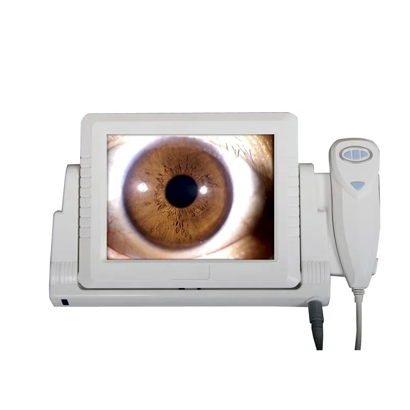 Health management 8 inch screen 2mp eye iris scanner iriscope iridology camera