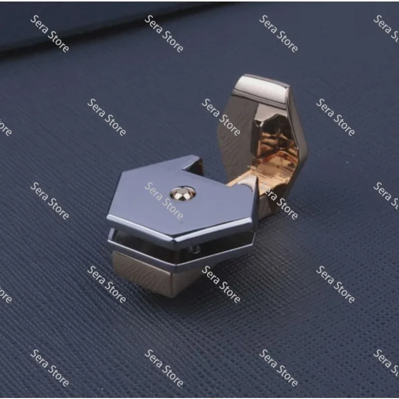DIY Stainless Steel Bag Hardware | Diamond & Hexagon Buckle Locks | Vintage-Style Accessories for Handbag Making