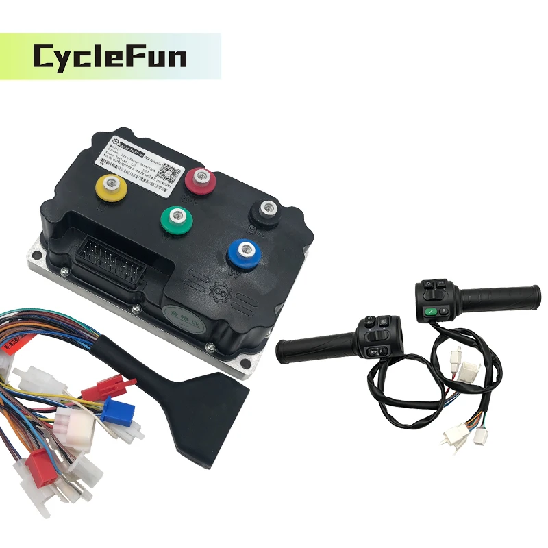 

96 В FarDriver ND96530 DC 330A синусоидальный контроллер, программируемый с комбинированным переключателем T08, аксессуары для электронных скутеров