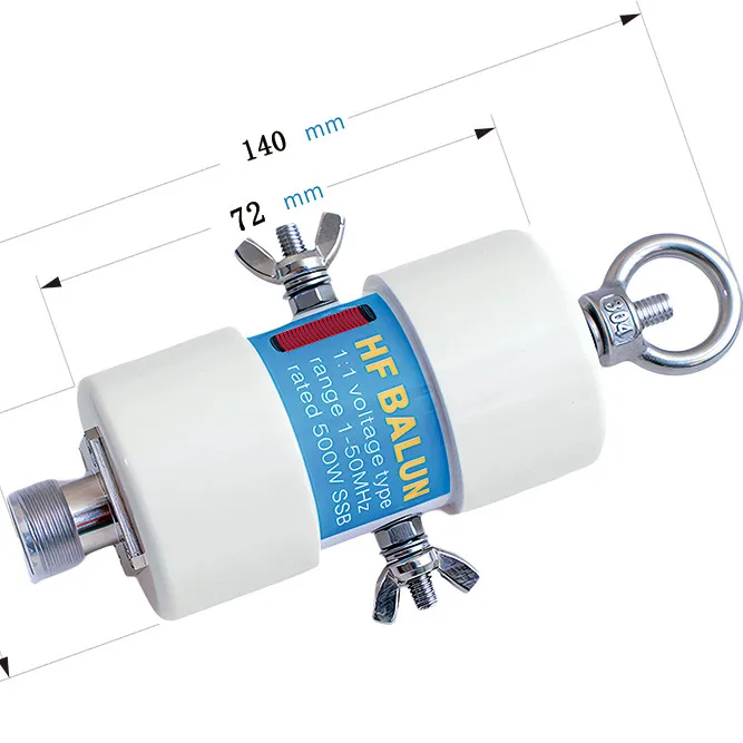 NEW 500W 1:1 Waterproof HF Balun for 160m-6m Bands 1.8-50MHz, DIY Inverted V & Shortwave Antenna