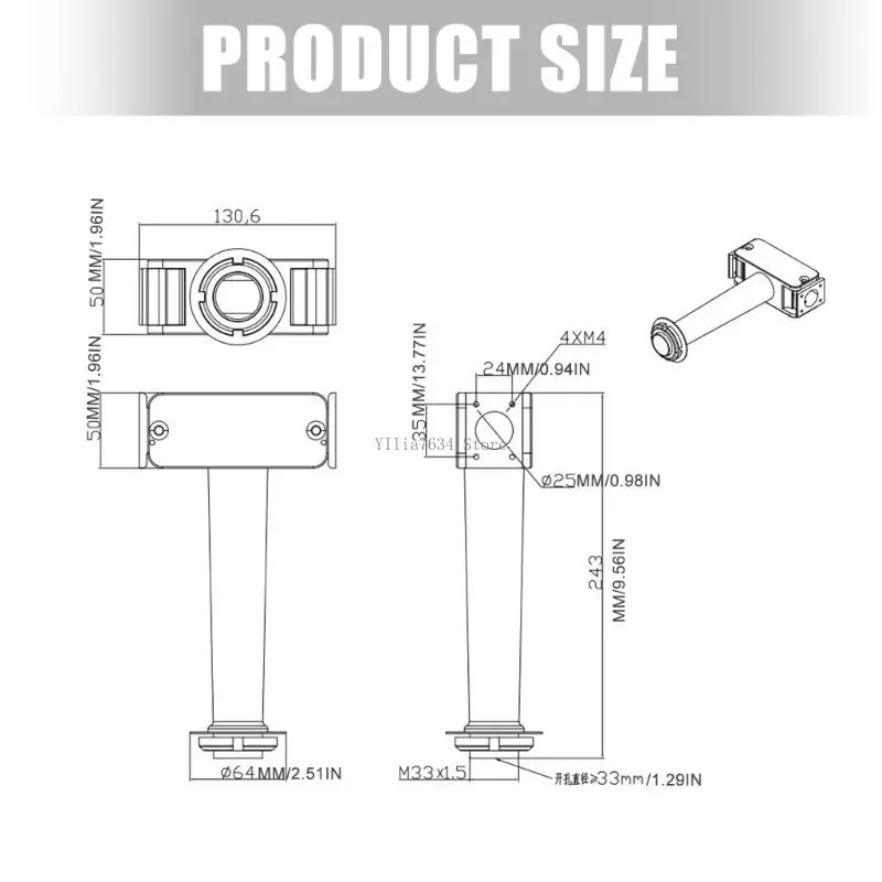 Double Panel Face Verification Pedestal With Invisible Cables Channel for Outdoor Campus Or Factory Installations