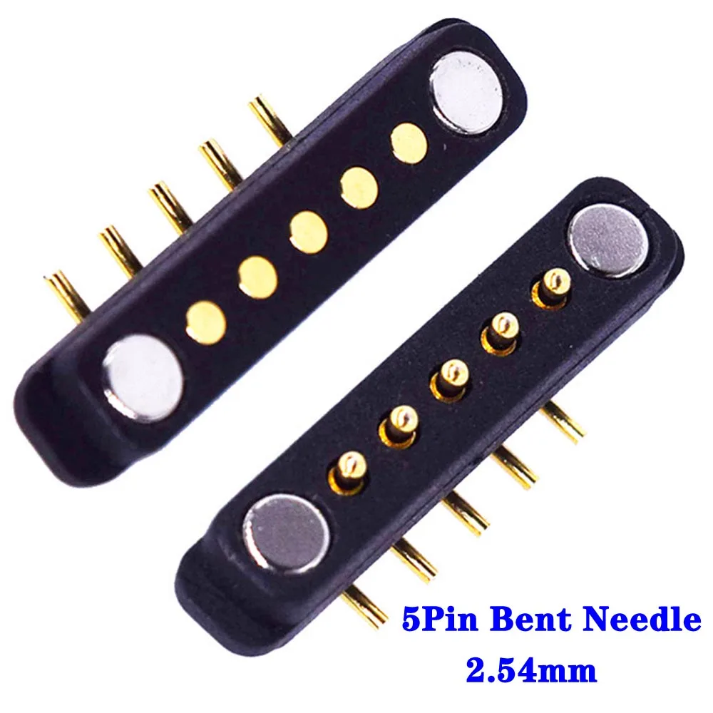 Magnetische Pogo Pin Connector 2 3 4 5 6 7 8 9 10P Pogopin Mannelijke Vrouwelijke 2.54 4.0 2.8 Veerbelaste DC Magneet Connector Stopcontact