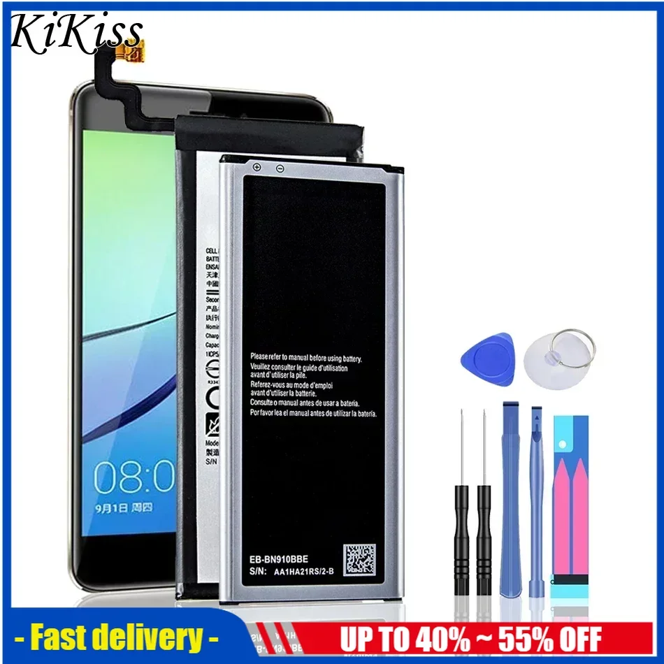 

Battery For Samsung Galaxy Note 1 2 3 4 5 7 8 9 10 Plus/S2 S3 S4 S5 S6 S7 S8 S9 mini Edge Plus SM N910H i9300 i9305 G955F G950F