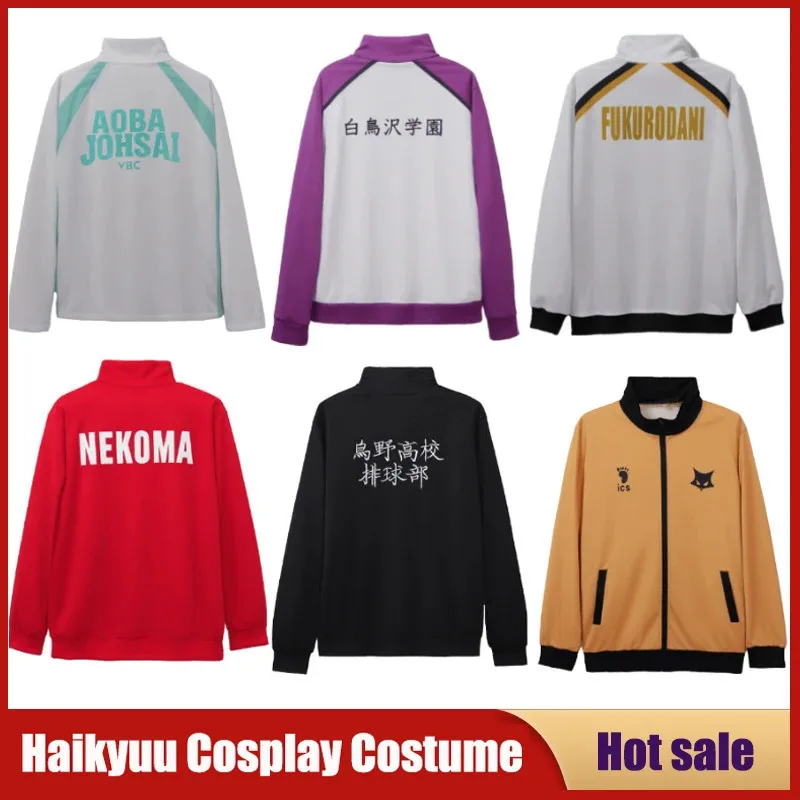 

lili 123Anime Haikyuu Cosplay Costume Shiratorizawa Karasuno Aoba Johsai Nekoma Inarizaki Fukurodani High School Volleyball Team