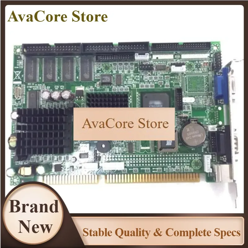 AvaCoreFB-2501 New IPC ISA Board 486 FB2501 Industrial Motherboard Half-Size CPU Card PICMG1.0 PC/104 Onboard CPU RAM For CNC ED