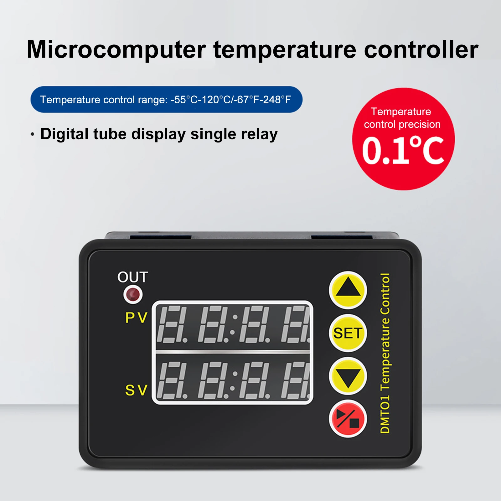 New Microcomputer Temperature Controller 1pcs Temperature Controller Intelligent Constant Temperature Microcomputer Controller