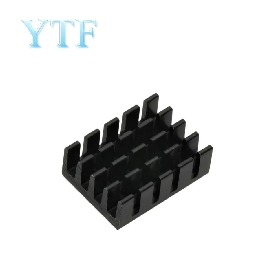 5PCS/LOT Heatsink Radiator Cooler Radiator 19x14x6MM High Quality Black Slot Heat Sink 