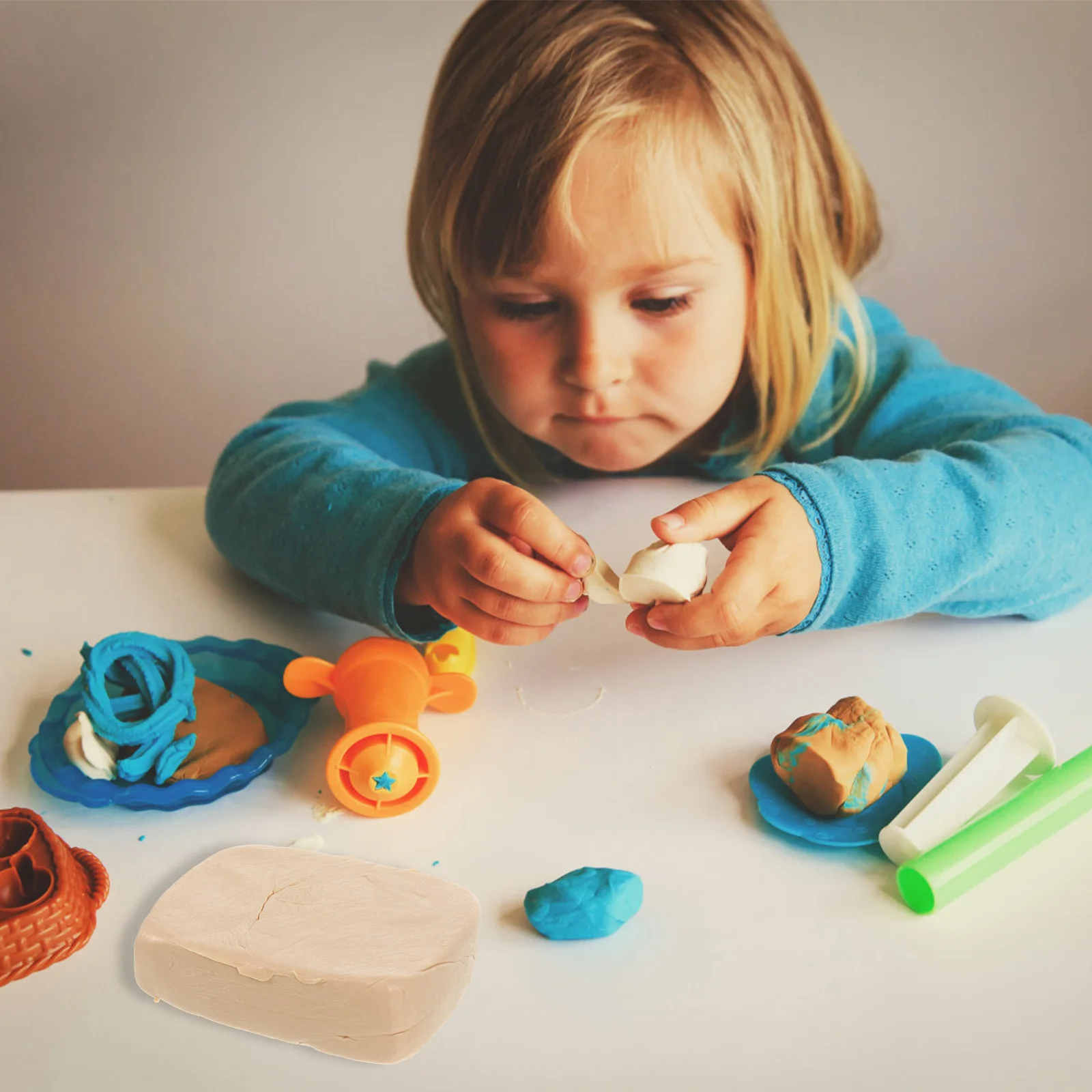 

Soft 48Colors Eco-Friendly Diy Sculpting Non- Easy Storage Craft Clay For Kids Modeling Crafts Polymer Clay