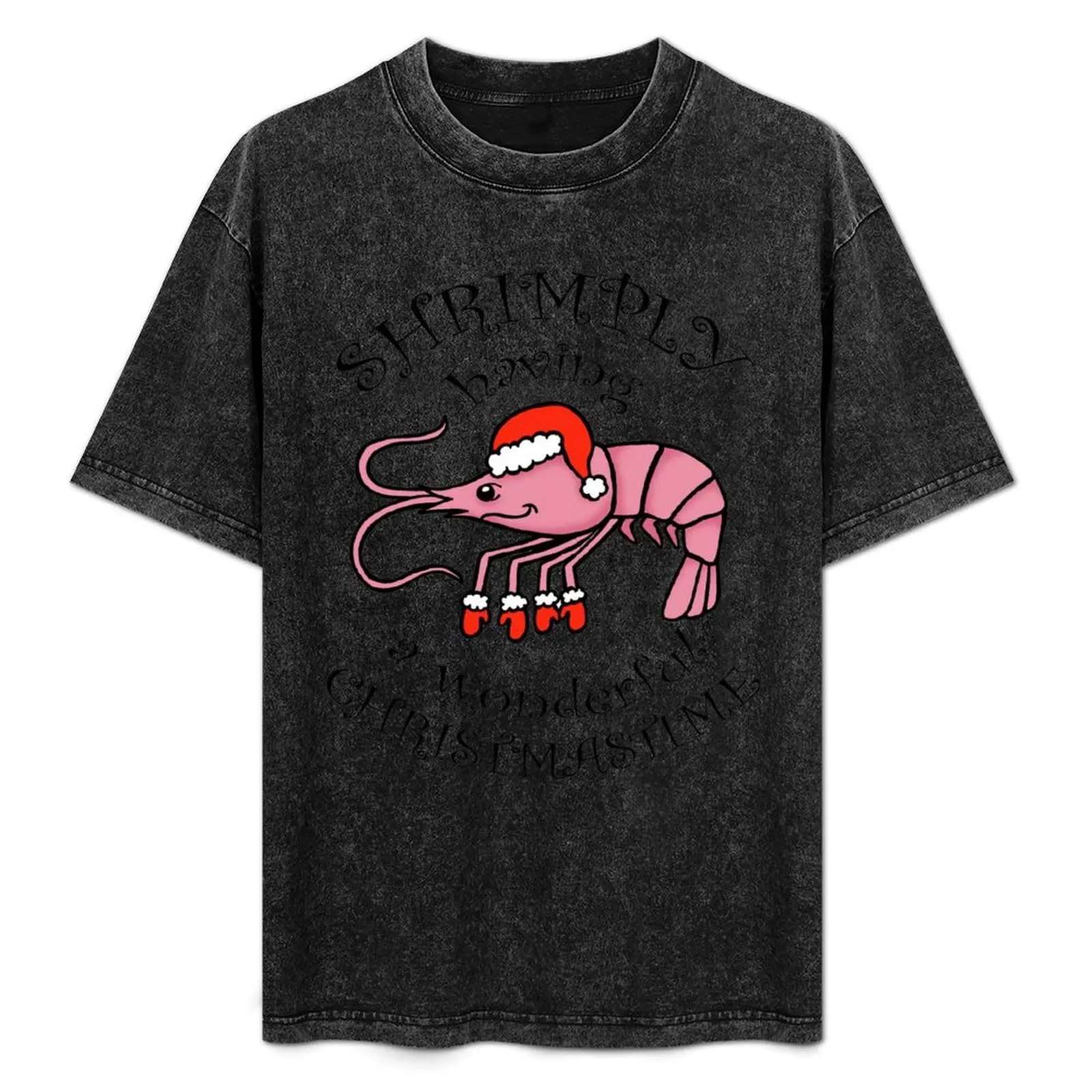 

Christmas Shrimp T-Shirt Breathable Workout Short Sleeve Top