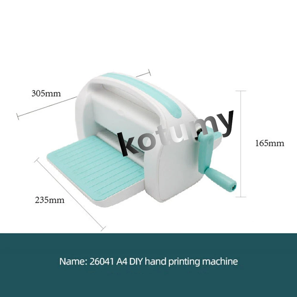 Hand cranked foldable embossing machine DIY handmade greeting card making carbon steel knife mold embossing paper art machine