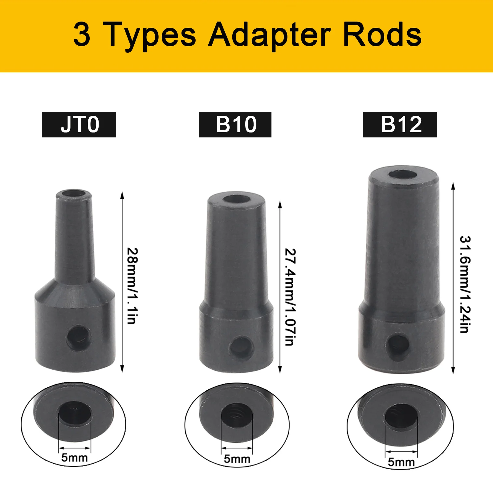775 DC Motor 12V/24V Micro Motors DIY Table Drill Accessory for Small Household Tools with JT0 B10 B12 Adapter Connecting Rod