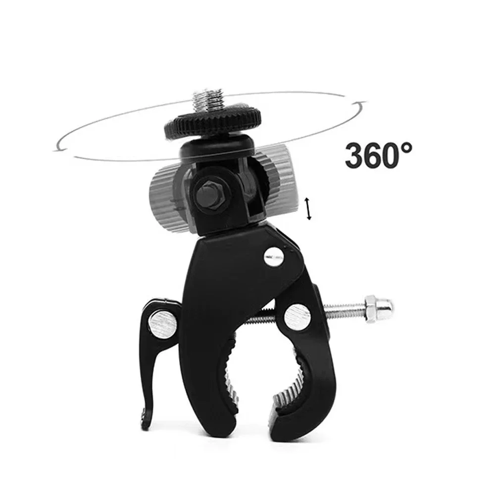 Bicycle Motorcycle Handlebar Mount Bracket For Gopro 12 10 9 8 5 Holder Action Camera Accessories for Go Pro DJI Insta360 SJCAM