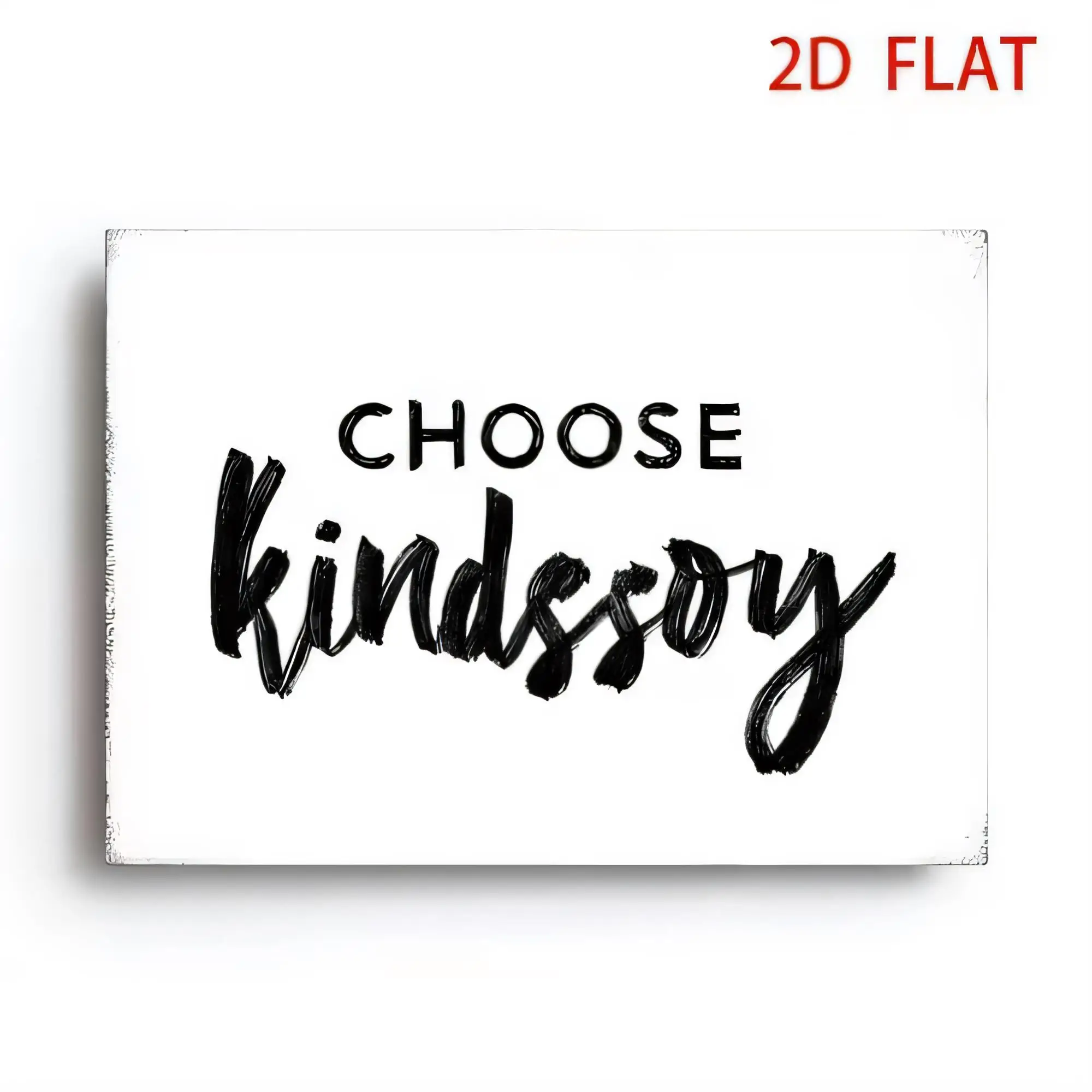 Tin Sign CHOOSE Kindness Vintage Metal Wall Plaque Quote 2D Flat Style Inspirational Poster for Home Bar Cafe Office Decor 12x8