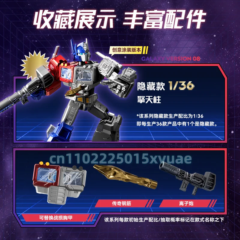 Nieuwe BLOKEES Bouwstenen Transformers Star Edition 8th Splicing Mobiele Speelgoed Model Optimus Prime UNICRON HEAD Collectible Gift