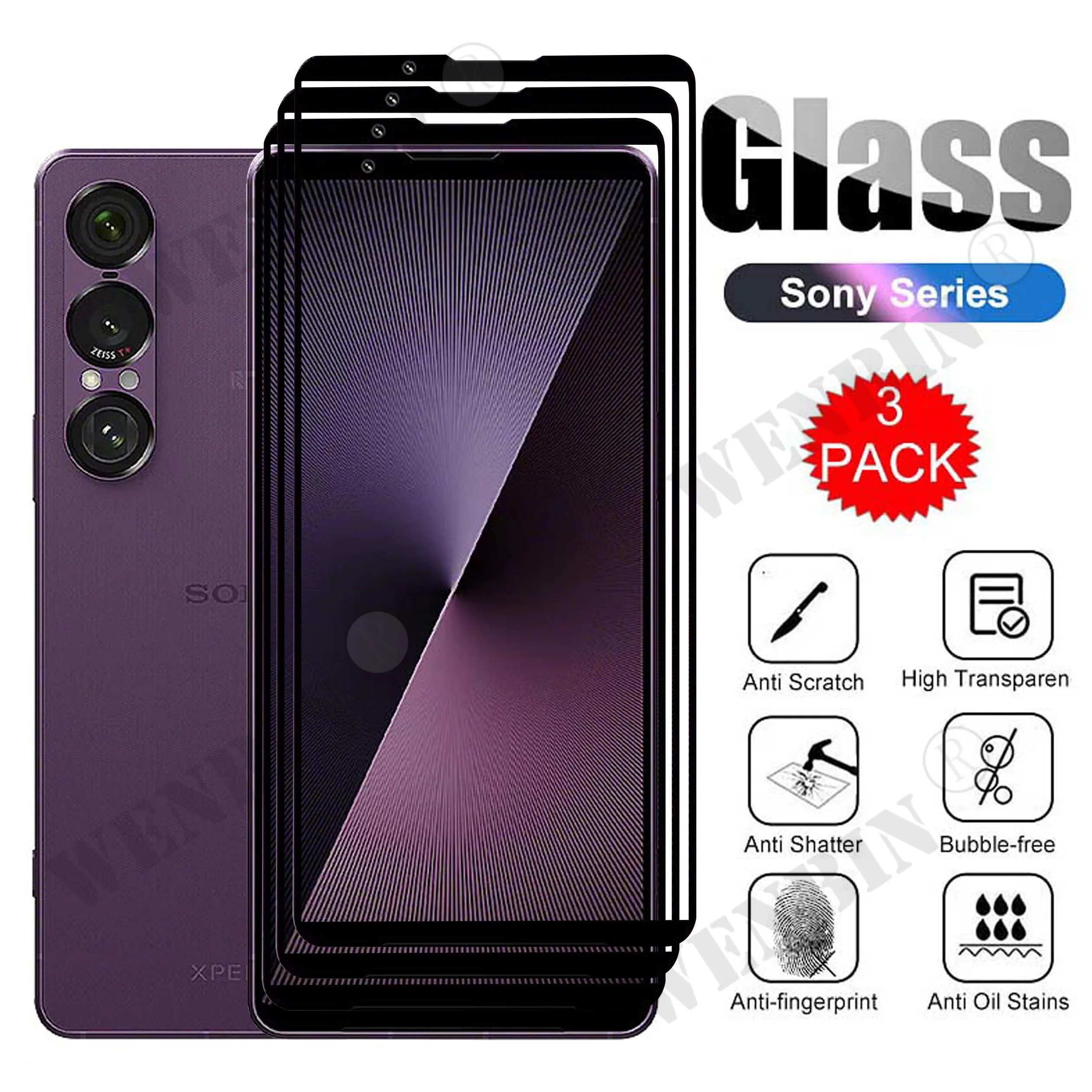 3 Pcs Tempered Glas… - image