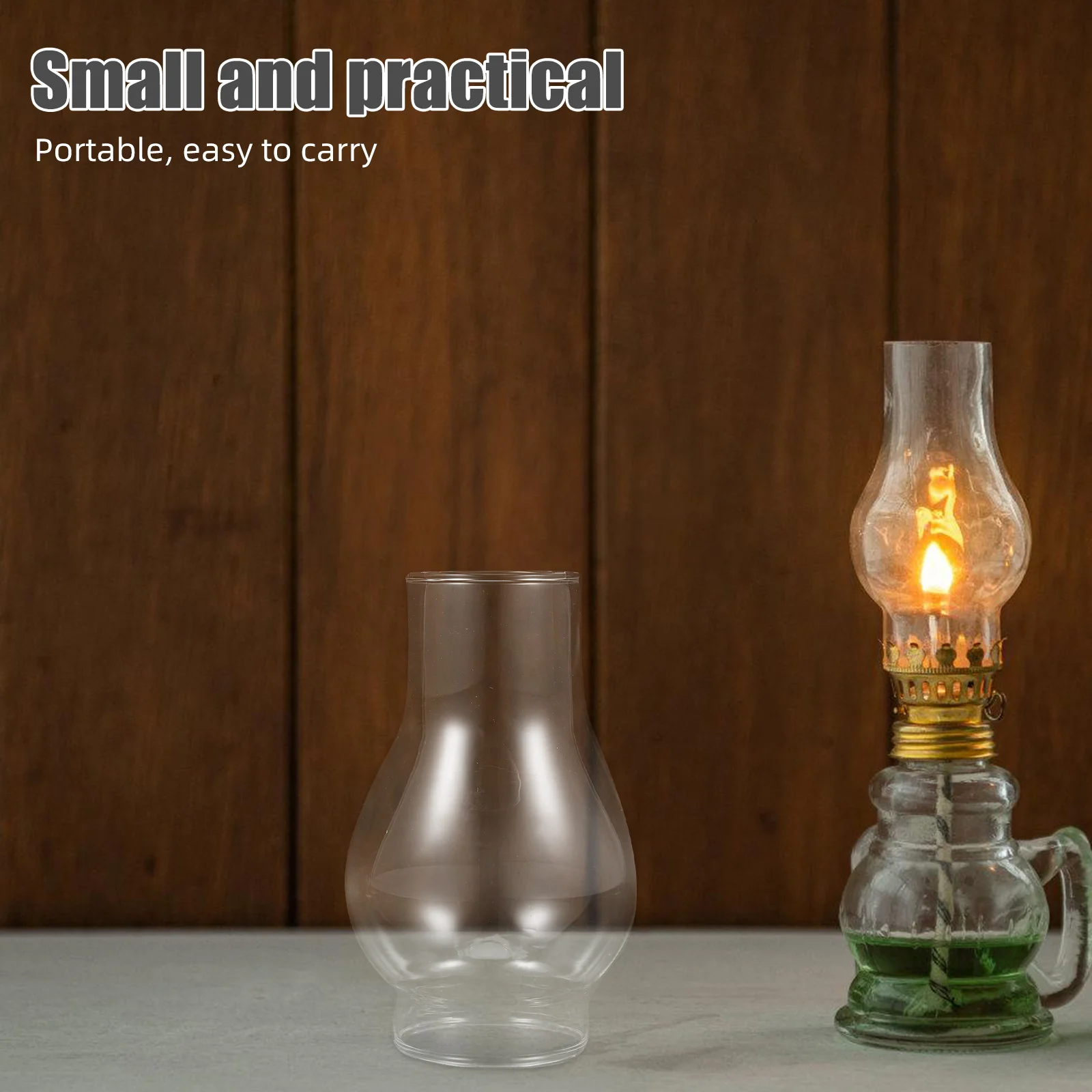 

5pcs 5 Pieces Decorative Glass Chimney Wall Lamps Oil Replacement Shade Frosted