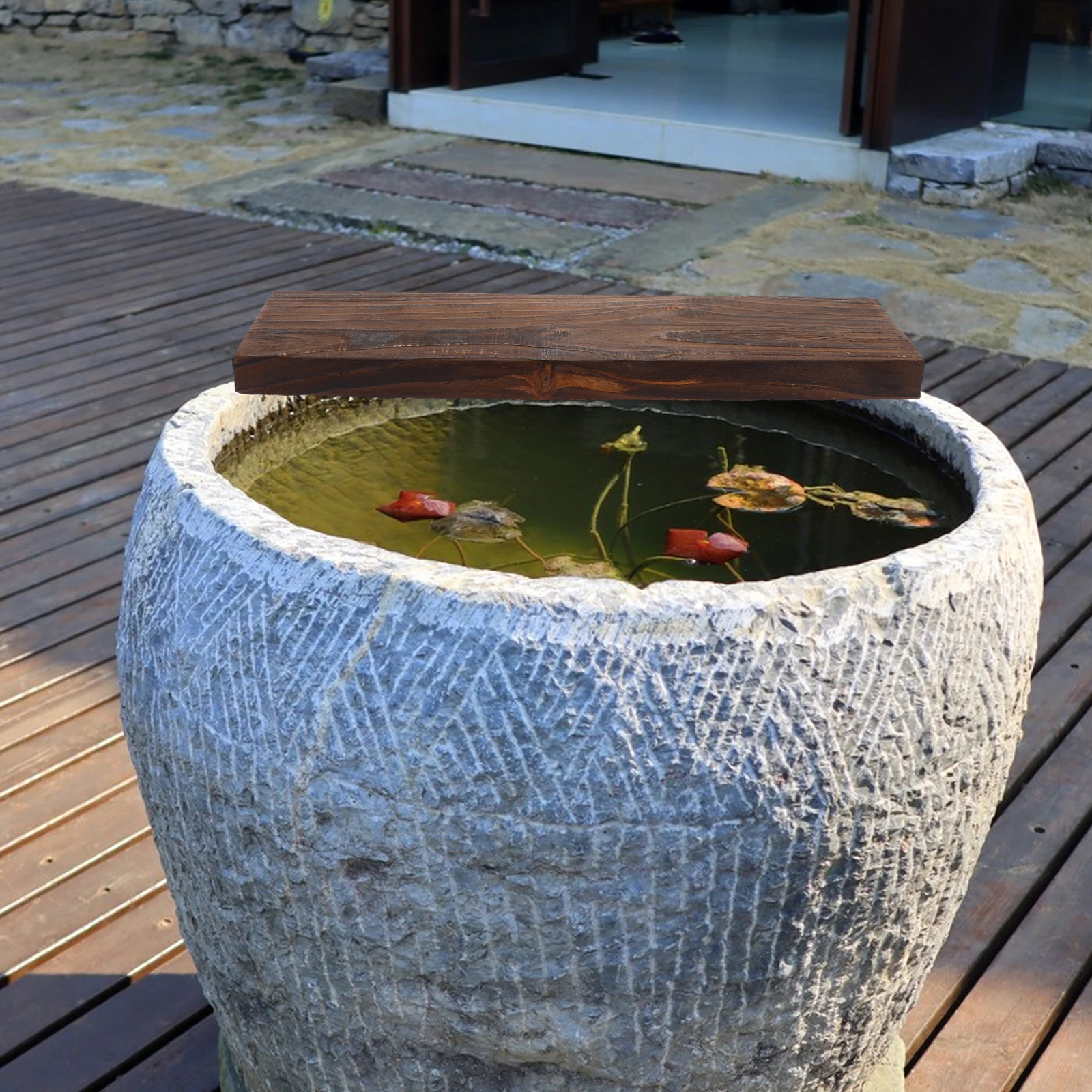 

Carbonized for Aquarium Fish Tank Decor Natural Underwater Landscape Ornament Pond Accessories Durable Non-Fading Realistic