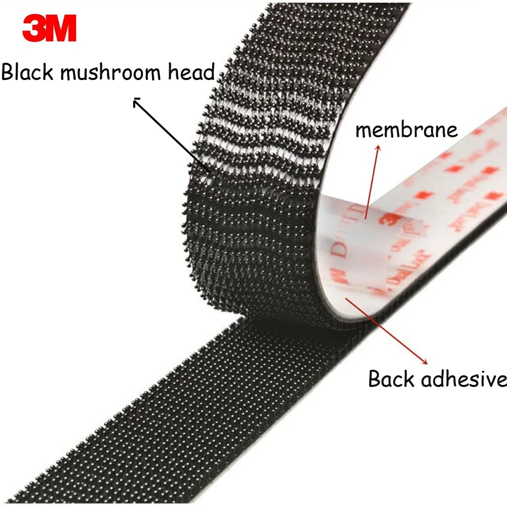 3M Fastener Adhesive Tape Sewing Fabric Double Sided Adhesive Mushroom Adhesive Fastener Tape Dual Lock Dual-Si