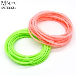 MNFT 4 Metri/3 Metri Tubo Luminoso In Silicone Morbido Verde Rosa Incandescente Pesca Elastico Gomma Rig Che Fa Tubo Luminoso Accessori Per Pesci