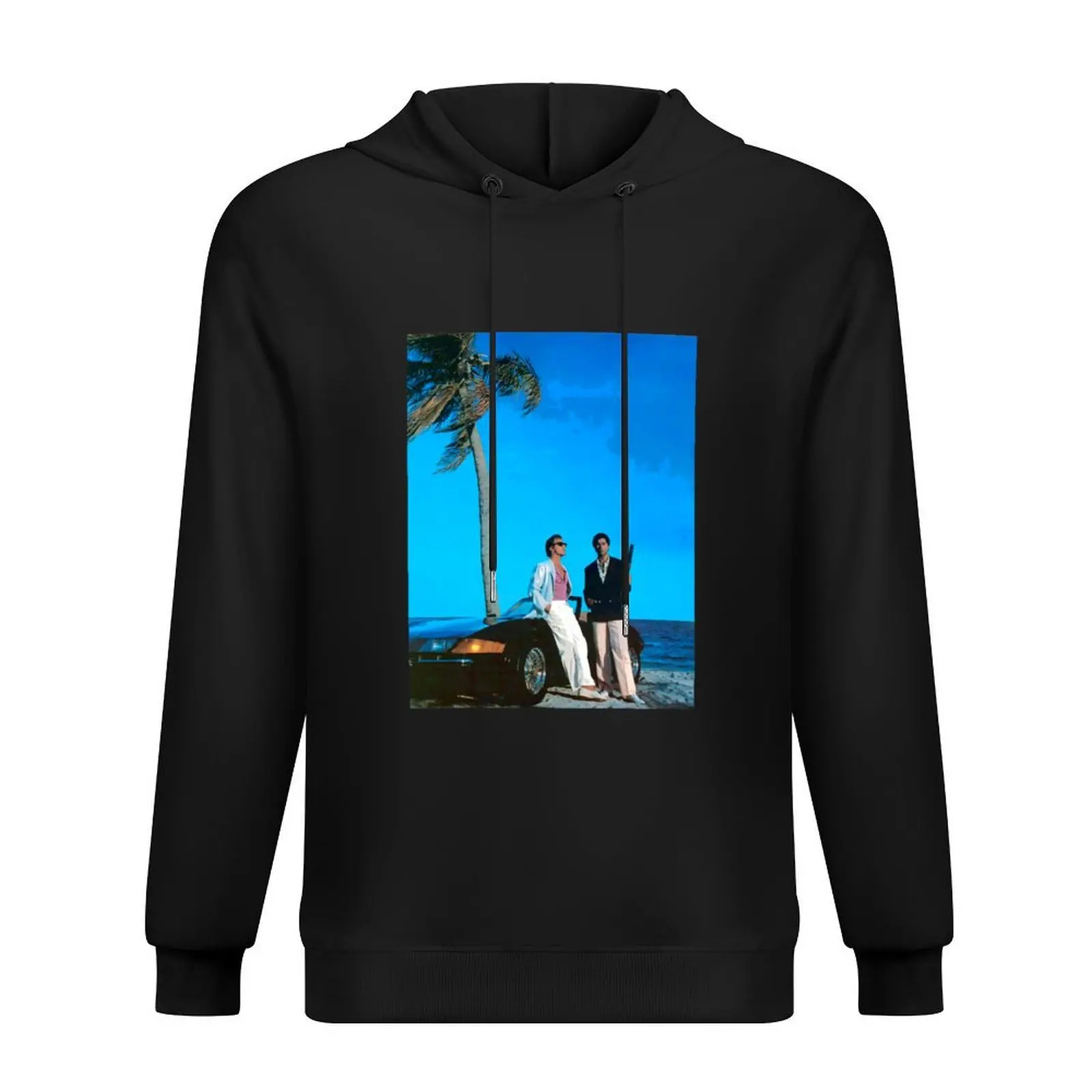 

Miami Vice - Blue illustration Hoodie aesthetic clothing autumn jacket men mens clothing men's sweat-shirt japanese hoodie
