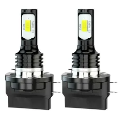 2Pcs H8B H9B H11B Car Fog Lamp Led Headlight 20000LM 6500K CSP Light Bulbs Daytime Running Lights White Yellow 12V Universal