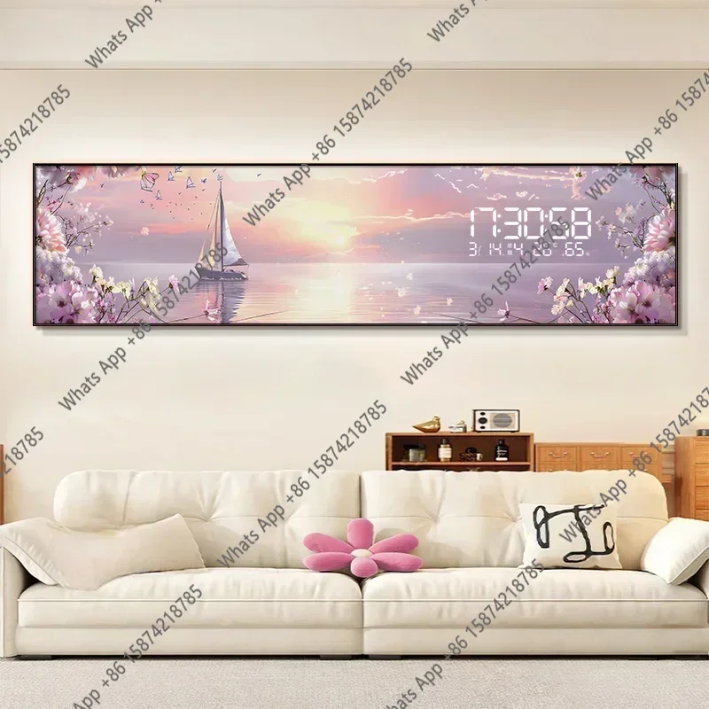 

J C Living Room Wall Clocks Led Art Classic Style Luxury Xenomorph Restaurant Wall Watch Fashion Creative Horloge Murale Home De