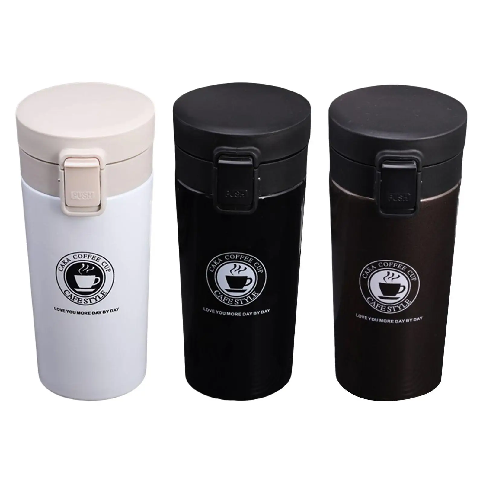 Insulated Coffee Cup 350ml Vacuum Travel Mug Stainless Steel