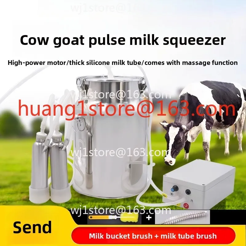 Cattle and sheep milking machine Electric double head Small household pulsating pulse milker