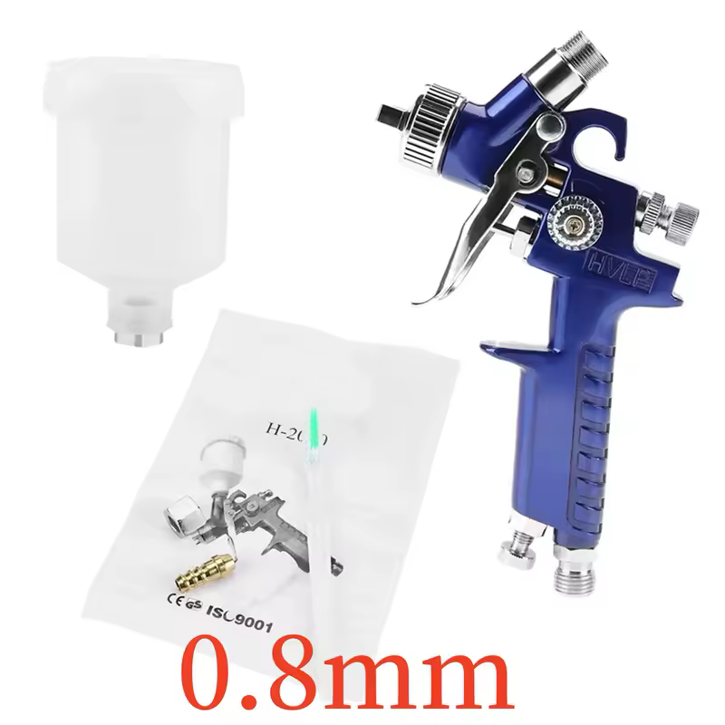 H-2000A Professional 0.8/1.0mm Nozzle 125ml Mini Pneumatic Spray Gun For Car Painting Repair Pneumatic Spray gun Mini spray gun - Image 8