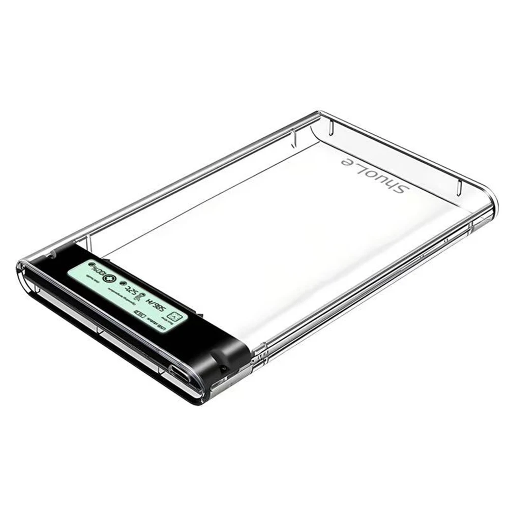 Модернизированный чехол для внешнего жесткого диска ShuoLe USB3.2, 5 Гбит/с, 2,5-дюймовый чехол для жесткого диска