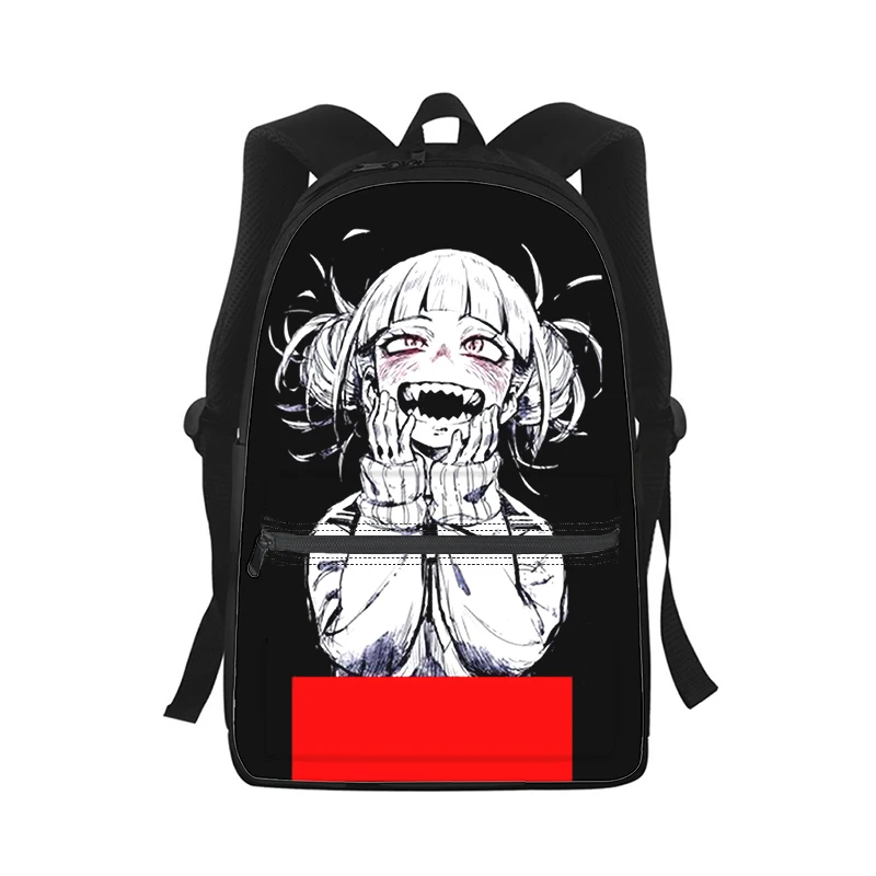 

Anime My Hero Academia HIMIKO Toga Men Women Backpack 3D Fashion Student School Bag Laptop Backpack Kids Travel Shoulder Bag