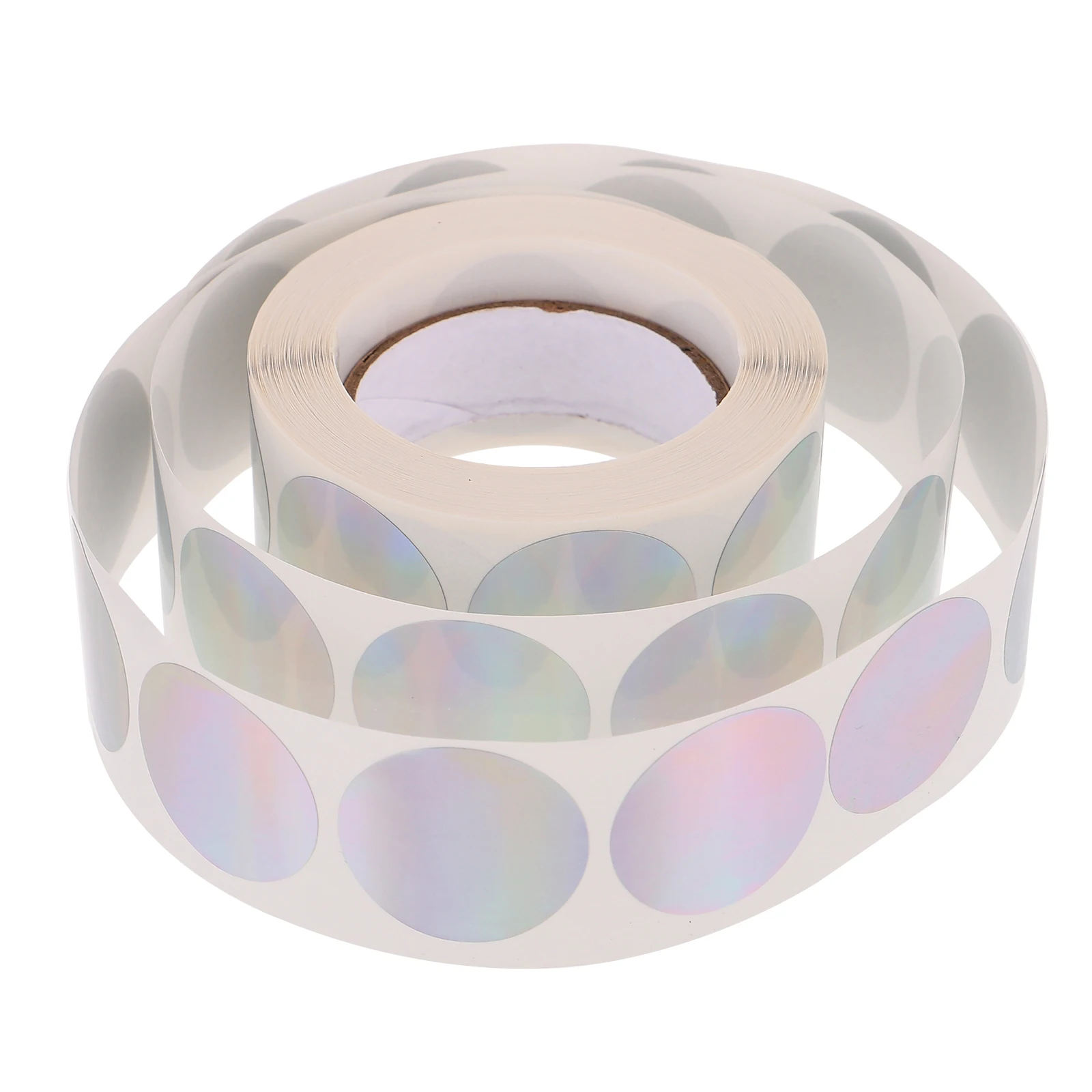

Round Stickers Blank Labels Self Adhesive Silver Color Reusable Seal Biscuit Bags Gift Cards Tanning Measurement