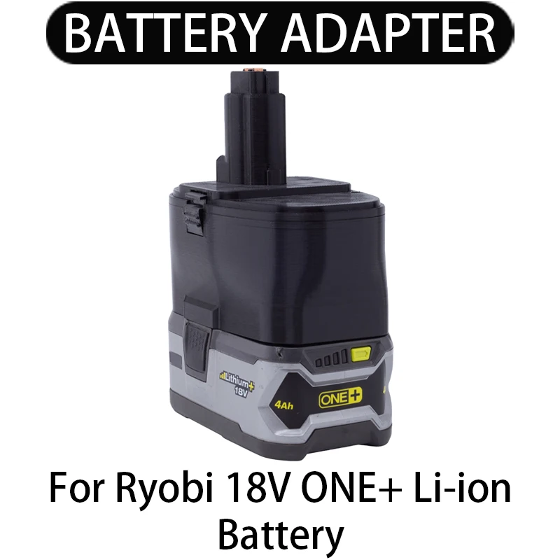 Adaptador portátil para herramientas DeWalt ni-cd ni-hi a Ryobi 18V ONE + adaptador/convertidor de batería de iones de litio accesorios de herramientas eléctricas