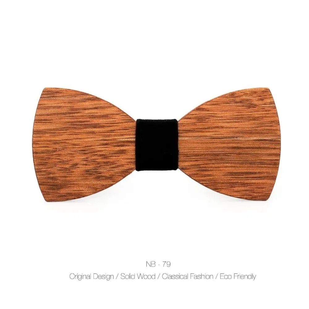 Man Handmade Europe and America Wooden Bow Tie Banquet Suit Fashion Accessories False Collar Mall Clothing Match Collar Insignia