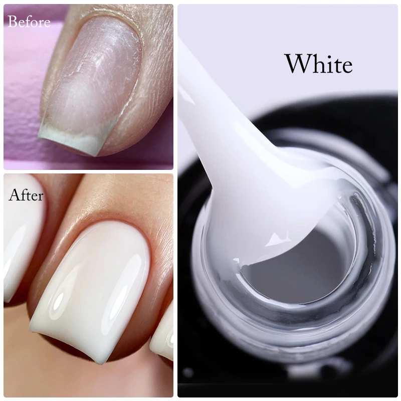 UR SUGAR – Gel UV LED Semi-Permanent à Extension rapide pour Nail Art, 7ml, blanc laiteux, Nude, rose