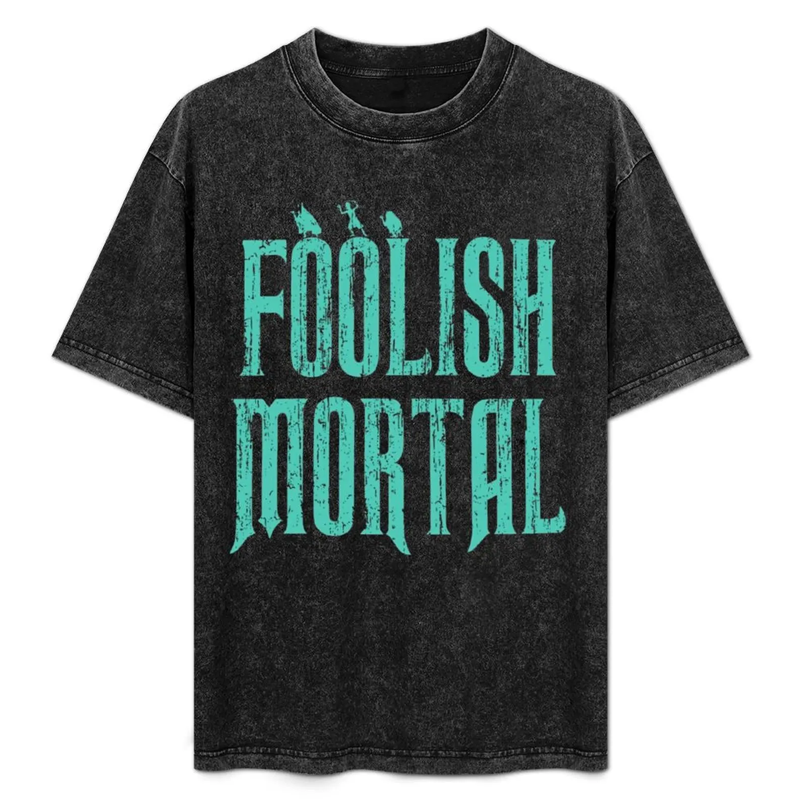 Foolish Mortal Shirt T-Shirt street wear graphic t shirts korean fashion plain Short sleeve tee men