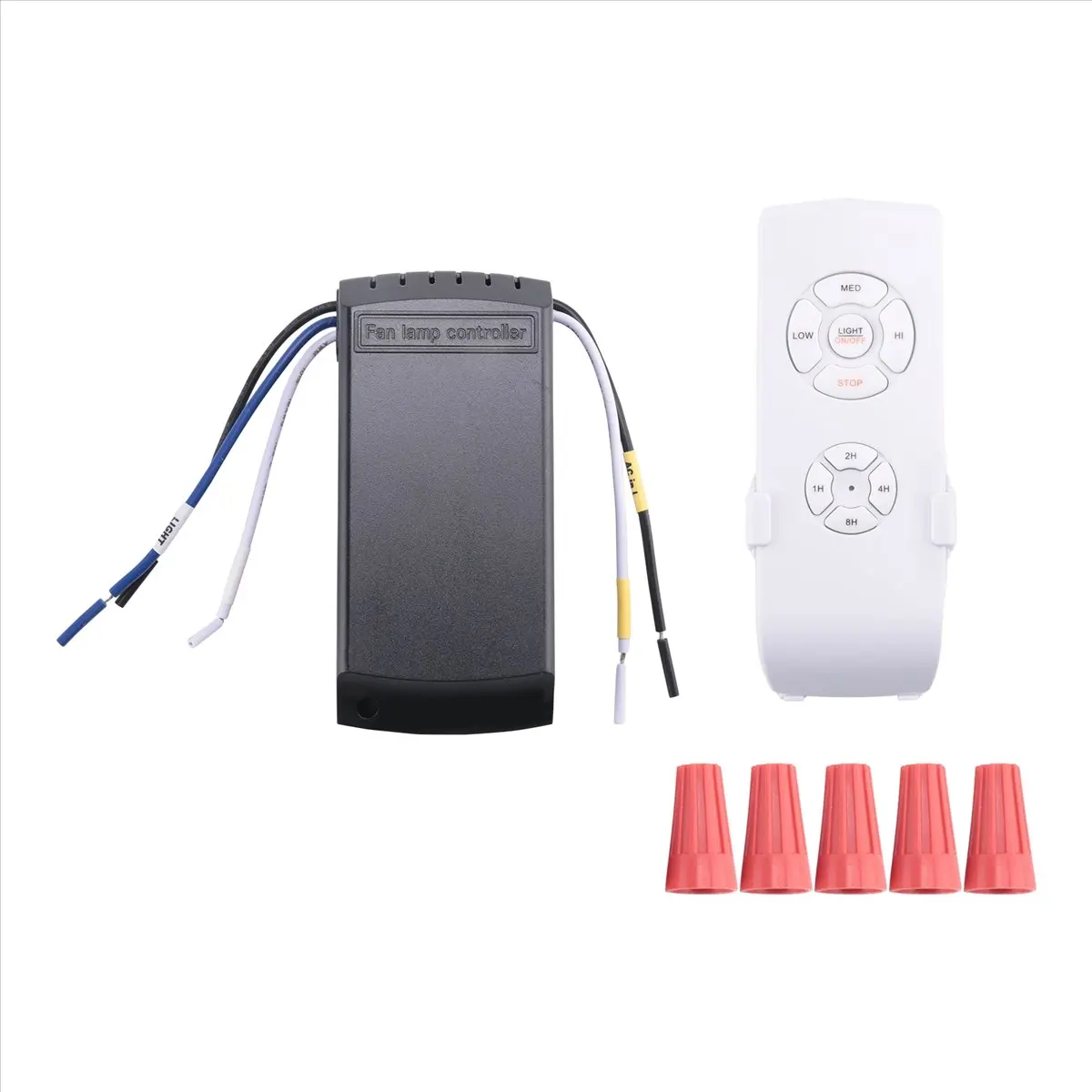 DTC5 Universal Ceiling Fan Lamp Remote Control Kit AC 220V Timing Setting Switch Adjuste Wind Speed Transmitter Receiver