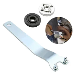 Angle Grinder Wrench Spanner Key Kit M10 Thread Outer Lock Flange Nut Set For Electric Grinder Accessories